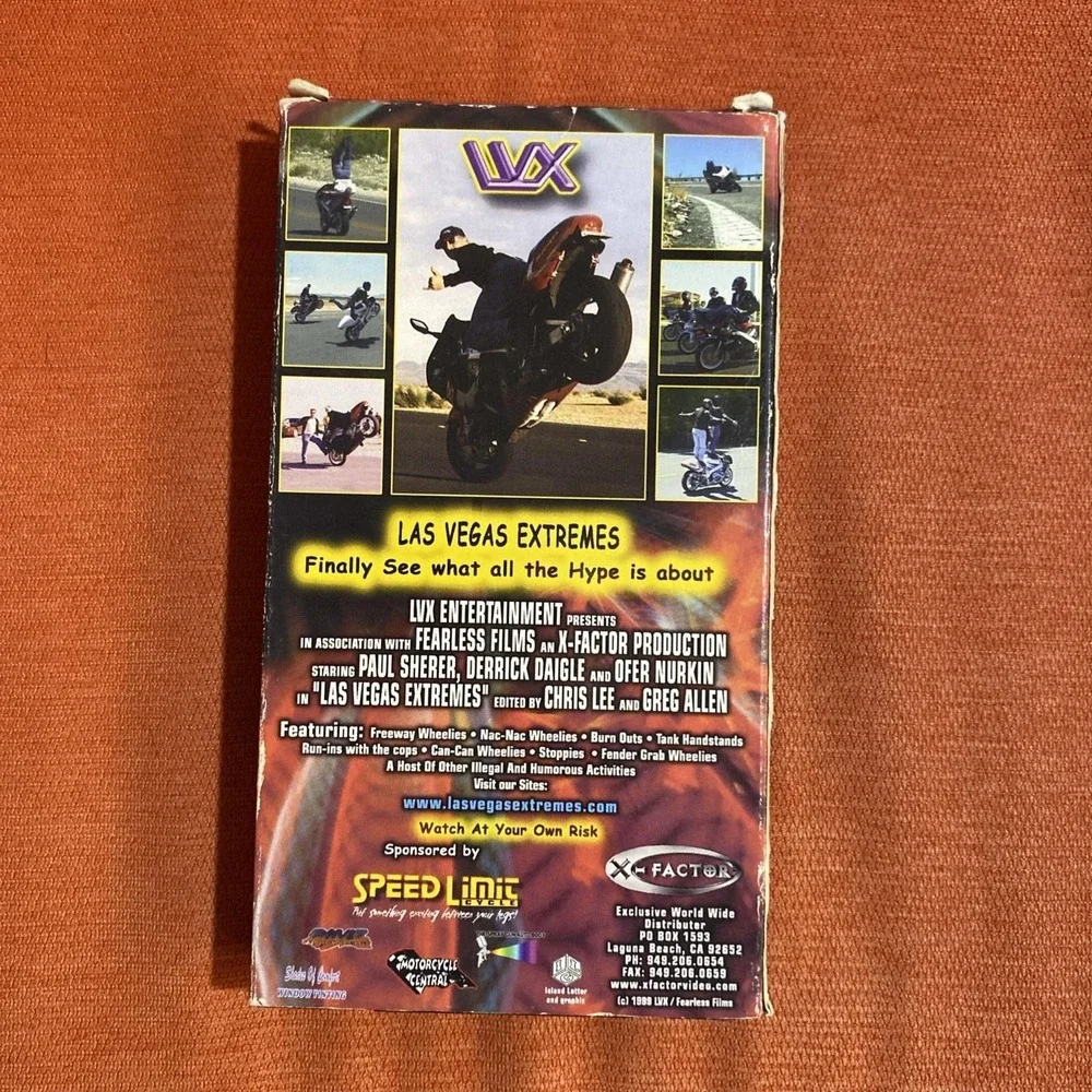 Speed‎ Limit Cycle Presents Las Vegas Extremes (VHS, 1999) Paul Sherer